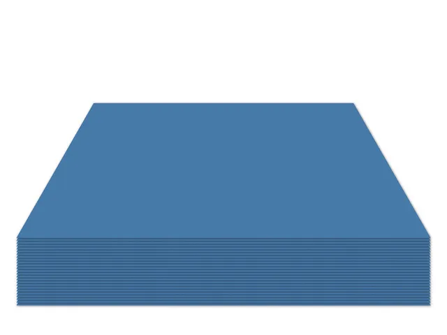 Fotokarton - 50x70cm - 300gr - middenblauw - 25 vel