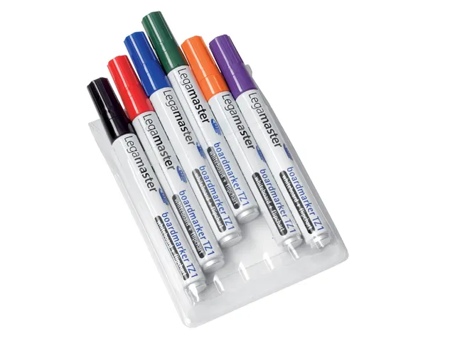 Whiteboard marker "legamaster 1,5-3mm"- set à 6 kleuren