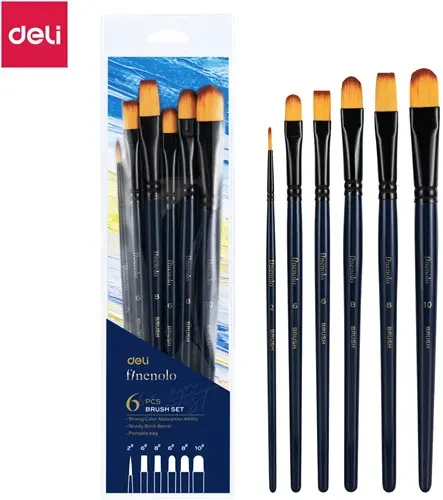 Penselenset finenolo - set à 6 st - 6-8-10