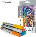 Acrylmarker "metallic" - set 6 kleuren