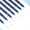 Fineliners "finenolo zwart"- set à 7 stuks