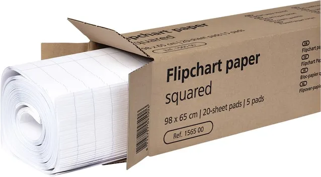 Flipoverpapier -"ruit 65x100cm" - microperforatie