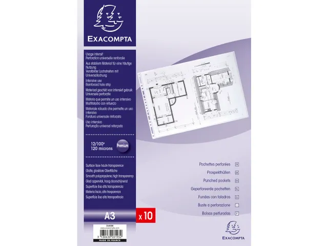 Flipover A3 "showtassen staand"