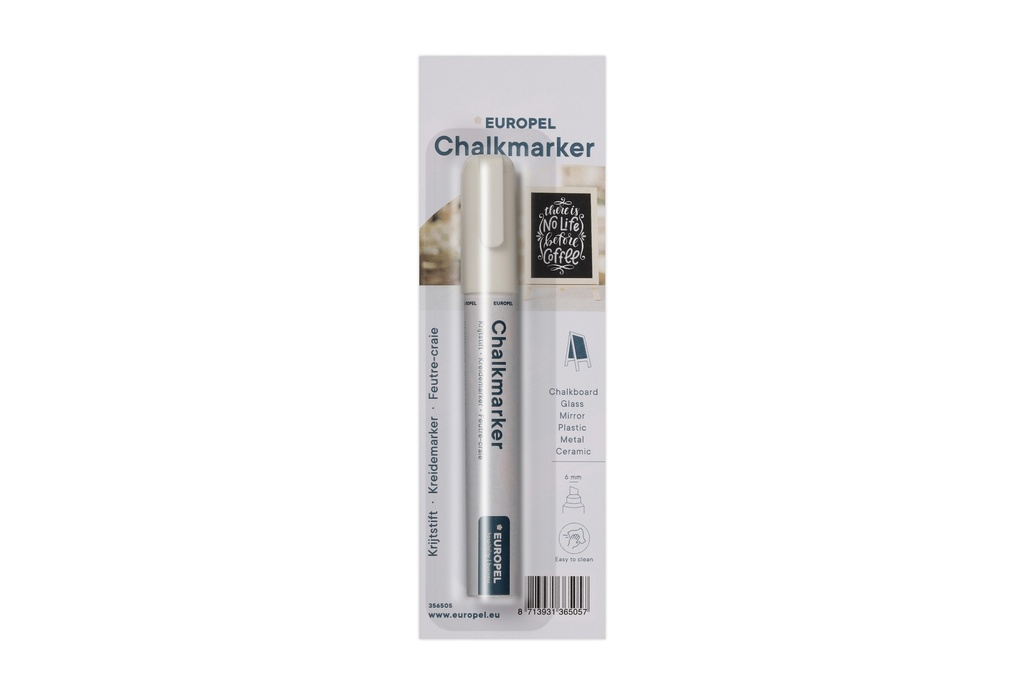 Krijtstift wit "1 tot 6 mm"