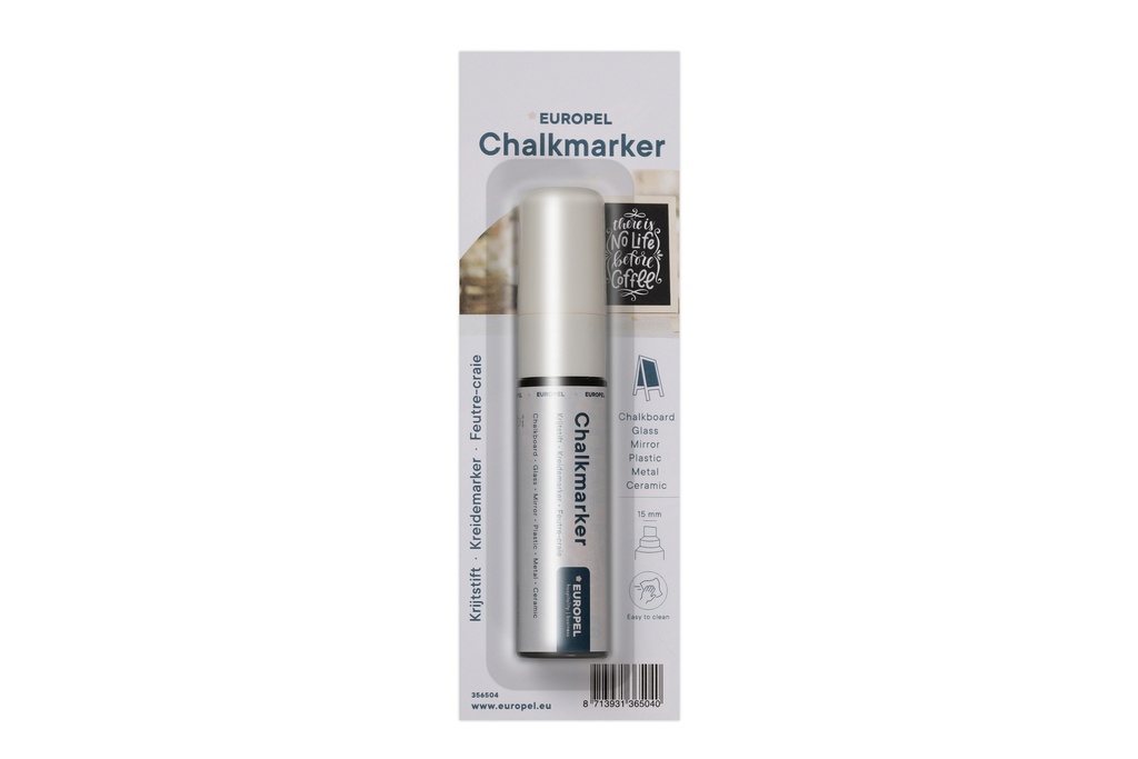 Krijtstift wit "15 mm"