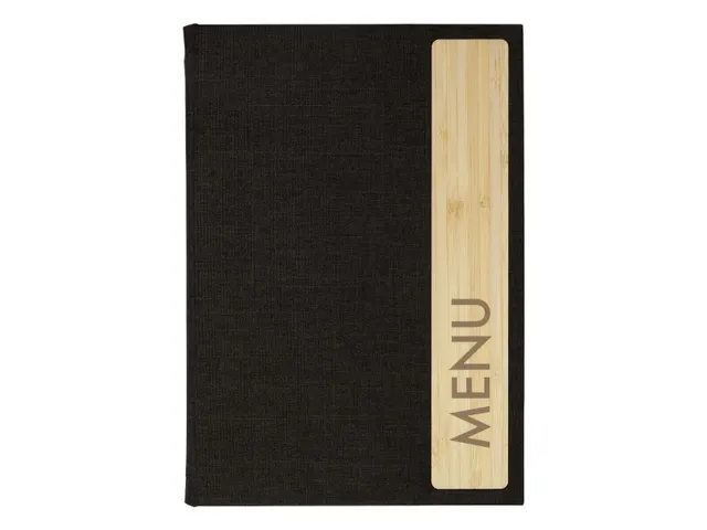 [KTC-SI-SM221] Menumap A5 "Sigel eco grijs / hout" - 4 tassen
