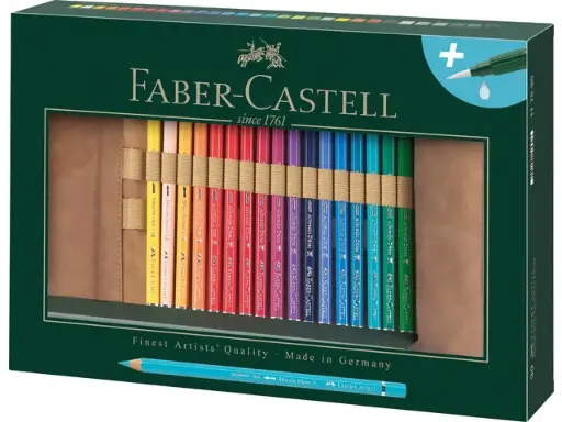 [117530] Faber Castell "roletui albrecht dürer" 30 potloden met penseel