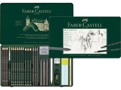 [112974] Faber Castell "grafietset pitt" 26-delig