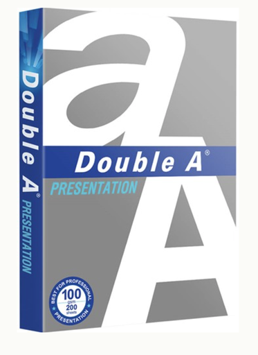 [HP500092-80] Kopieerpapier "double A presentation" - A3 - wit - 100 g/m² - 80 pak à 200 vel