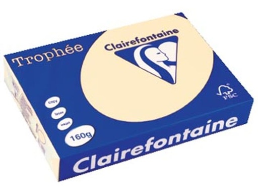 [SP-1101PC-1] Trophée Clairfontaine - A4 - 160 g/m² - crême - is 1 pak à 250 vel