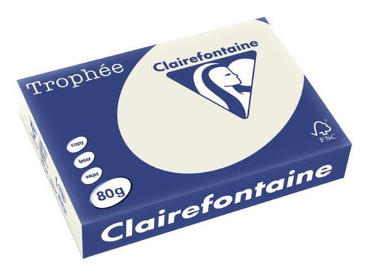 [SP-1251C-1] Trophée Clairfontaine - A3 - 80 g/m² - parelgrijs - 1 pak à 500 vel