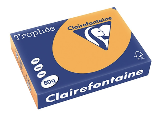 [SP-1880C-1] Trophée Clairfontaine - A3 - 80 g/m² - oranje - 1 pak à 500 vel