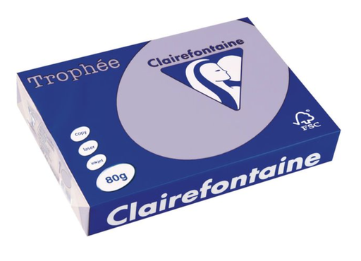 [SP-1043PC-1] Trophée Clairfontaine - A4 - 160 g/m² - lila - 1 pak à 250 vel