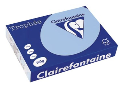 [SP-1282PC-1] Trophée Clairfontaine - A4 - 120 g/m² helblauw - 1 pak à 250 vel