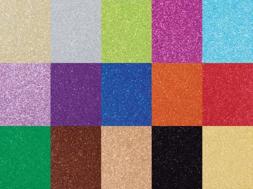 [Q1422133-1] Fotokarton - enkelzijdig - 50x70cm - assorti glittereffect - 300g/m² - 1 pak à 15 vel 