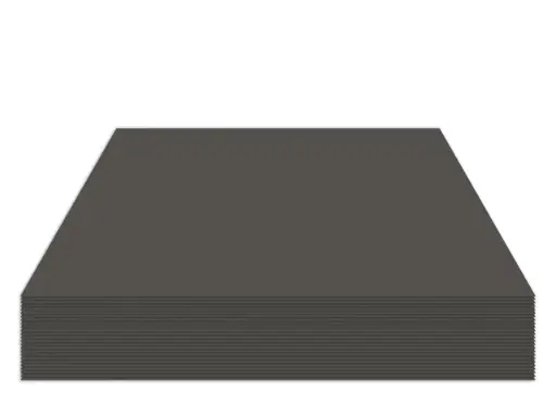 [KTC-K-0045-588-1] Fotokarton tweezijdig - 50x70cm - 300gr - antraciet- 1 pak à 25 vel