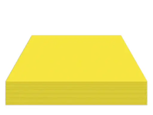 [KTC-K-0045-514-1] Fotokarton - 50x70cm - 300gr - bananengeel- 1 pak à 25 vel