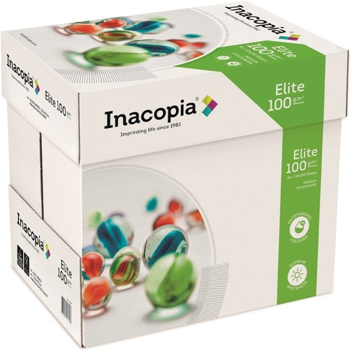 [HP500084-200] Kopieerpapier "Inacopia elite" - A4 - 100 g/m² - wit - 200 pak à 250 vel 