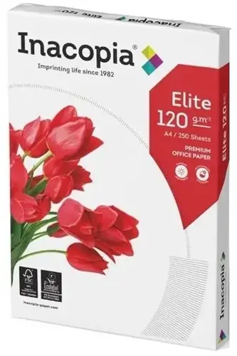 [HP500085 - 80] Kopieerpapier "Inacopia elite" -A4 - 120 g/m² - wit - 80 pak à 250 vel