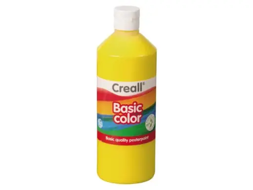 [Q1000004] Plakkaatverf - geel - fles à 1000 ml