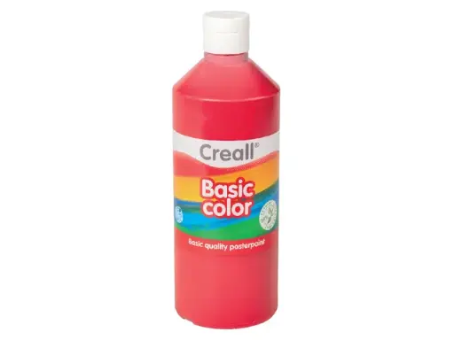 [Q1406727] Plakkaatverf - donkerrood - fles à 1000 ml