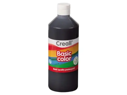 [Q1000008] Plakkaatverf - zwart - fles à 1000 ml