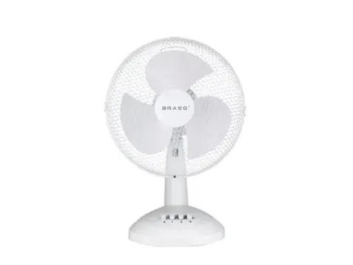 [BVA8582604 - 5] Ventilator Tafelmodel - Ø 30cm - wit - per 5 stuks